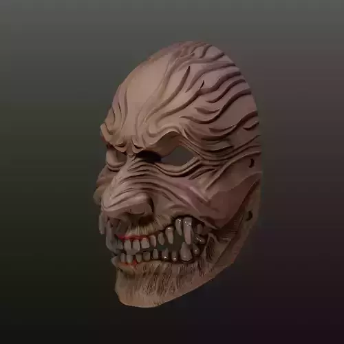 Oni Mask 18 Demon Full Face