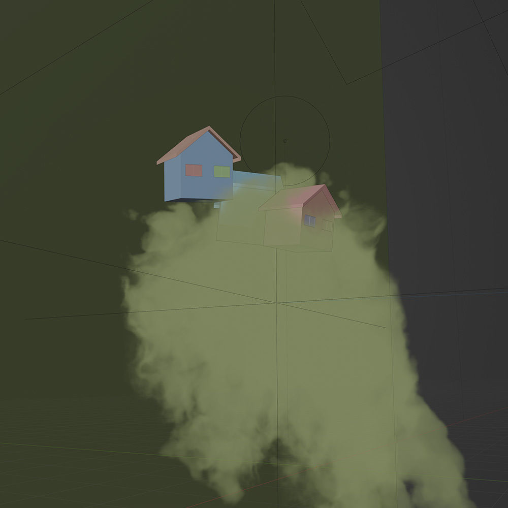 house on clouds Free 3D model_3