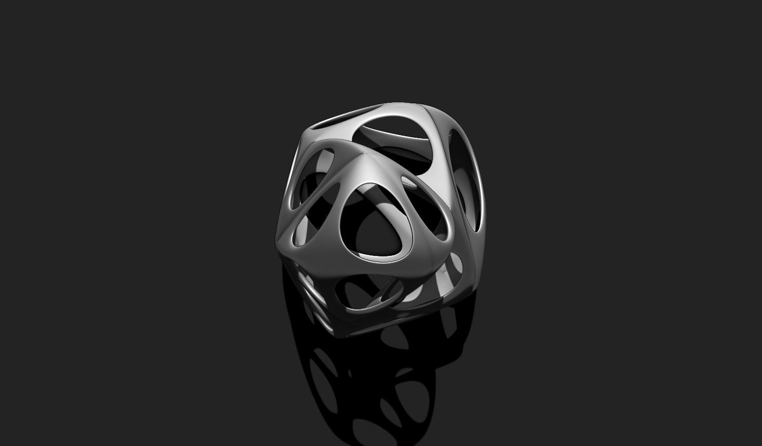 Modern Parametric Vase STL File for 3D Printing - Vase 04 E 3D print model_4