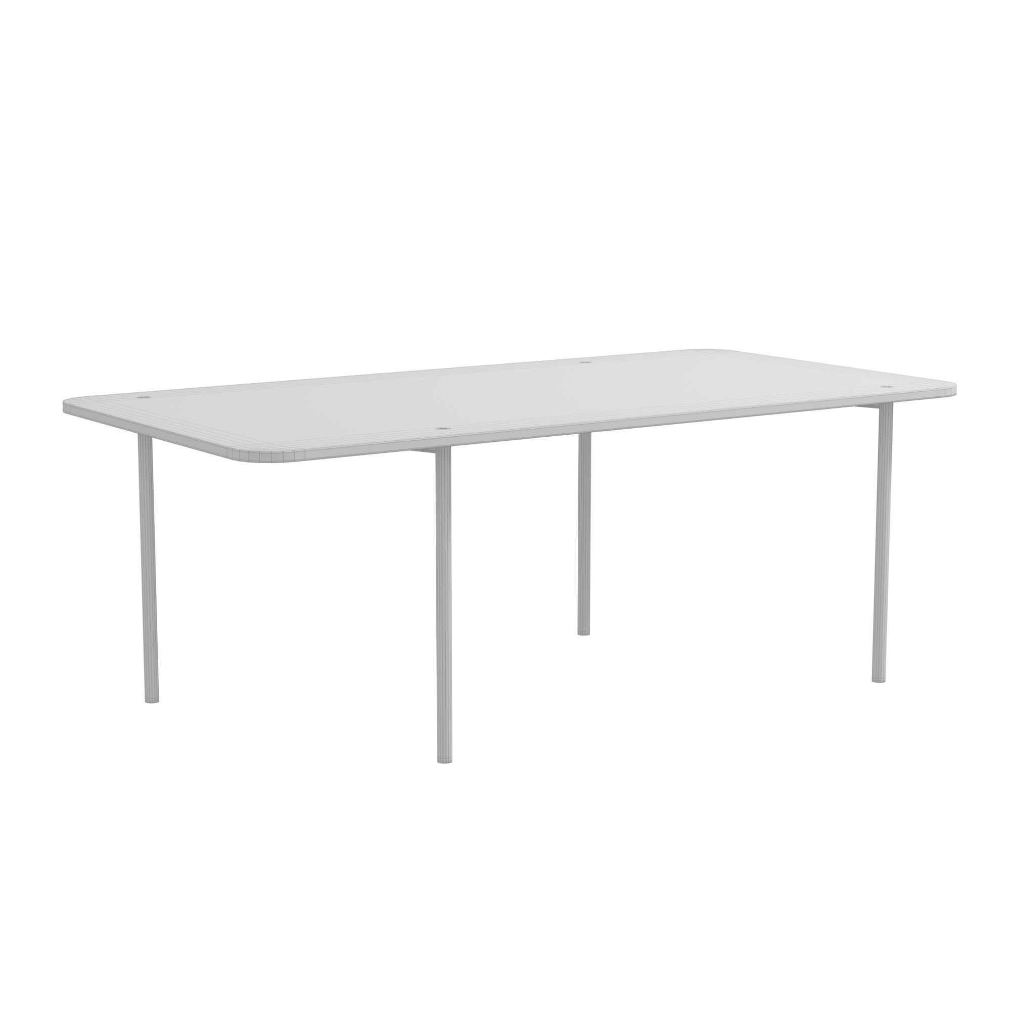 Autobahn table 3D model_9