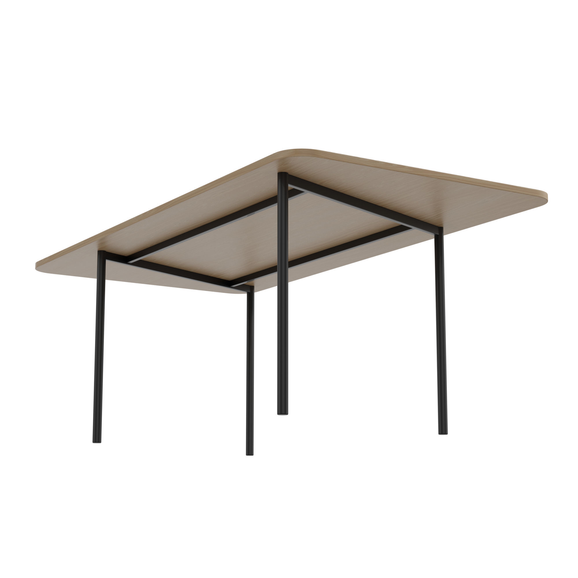 Autobahn table 3D model_2