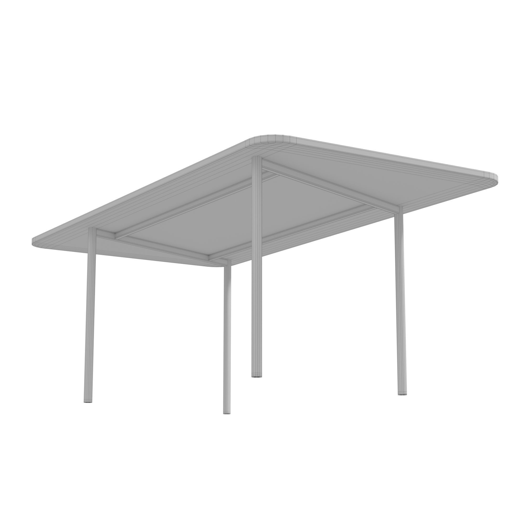 Autobahn table 3D model_11