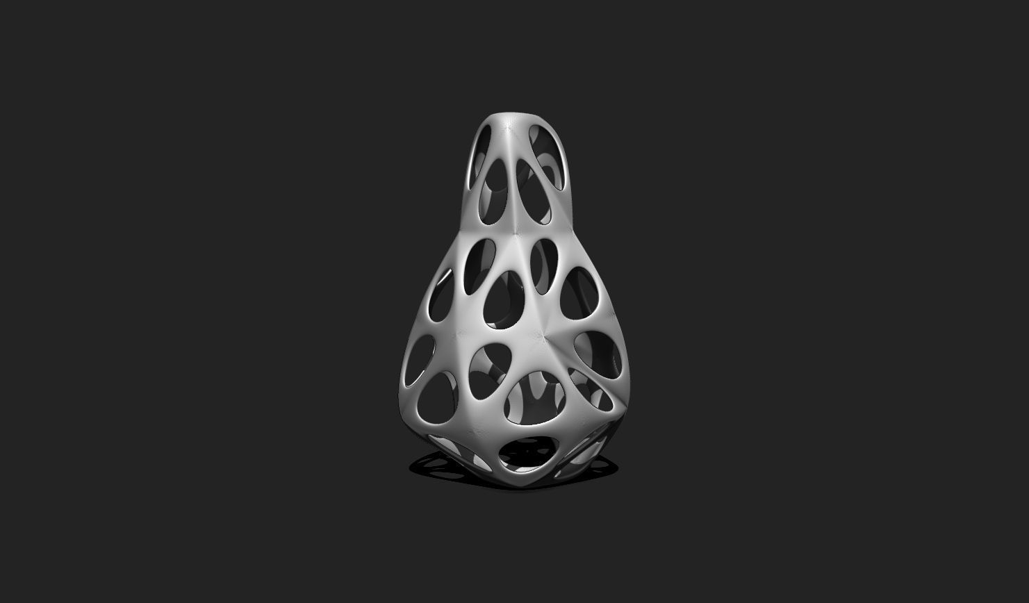 Modern Parametric Vase STL File for 3D Printing - Vase 04 F 3D print model_2