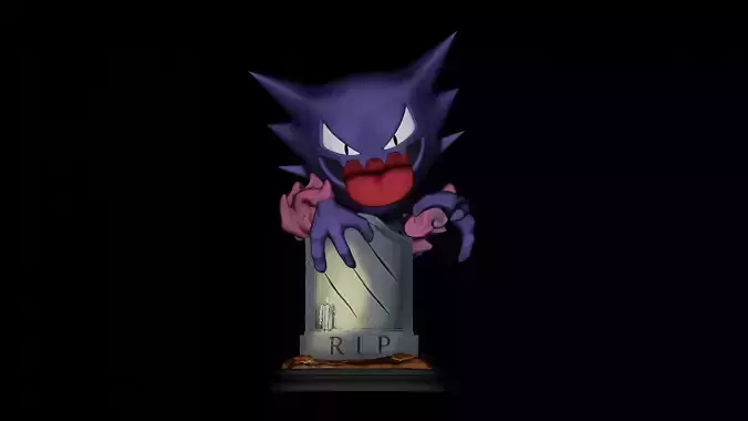 HAUNTER POKEMON FIGURE FAN ART