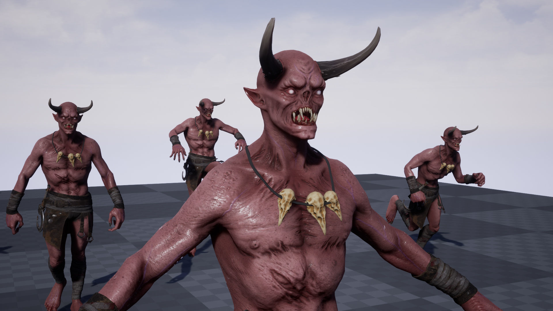 Imp Shaman Low-poly 3D model_17