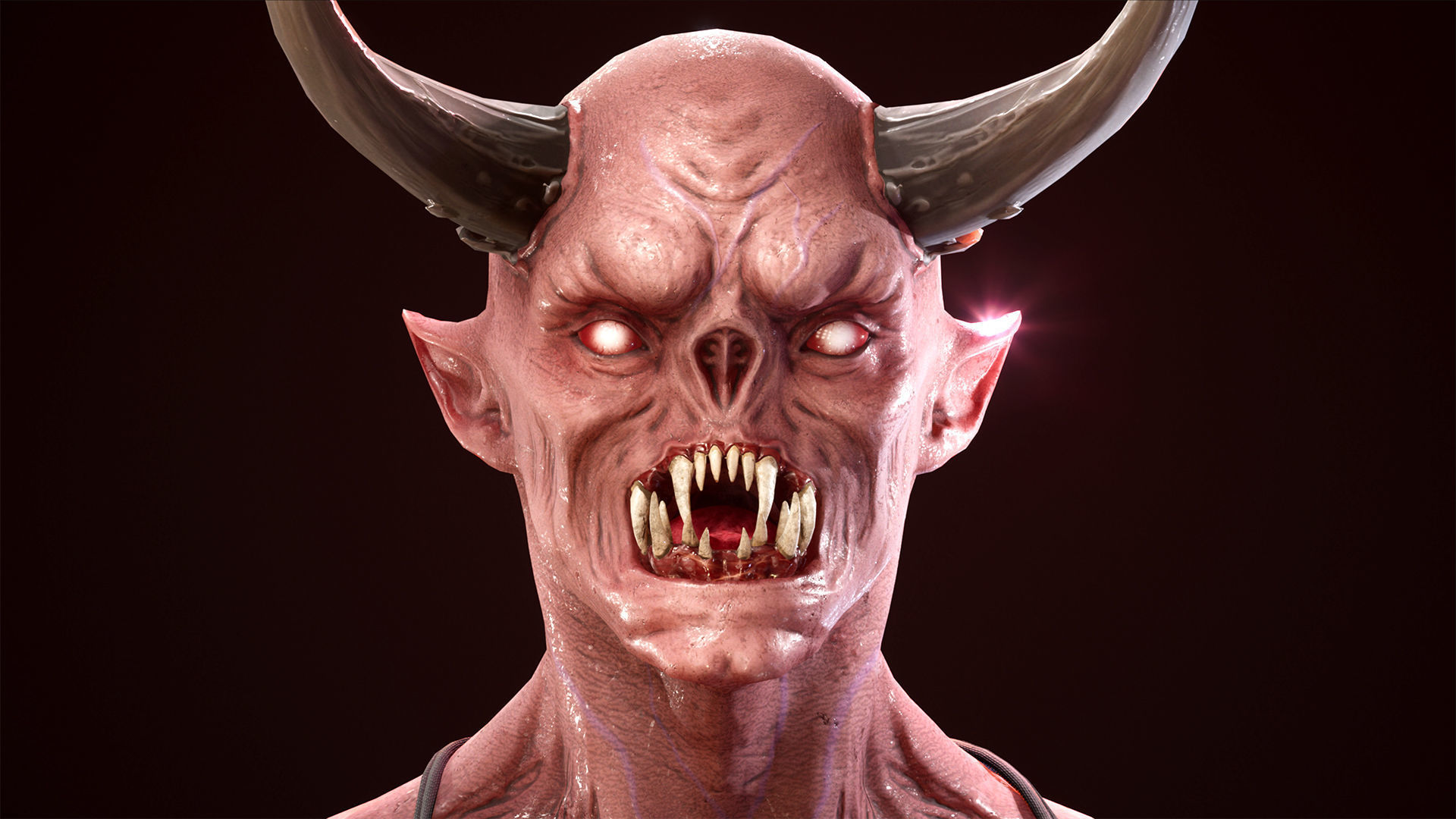 Imp Shaman Low-poly 3D model_6