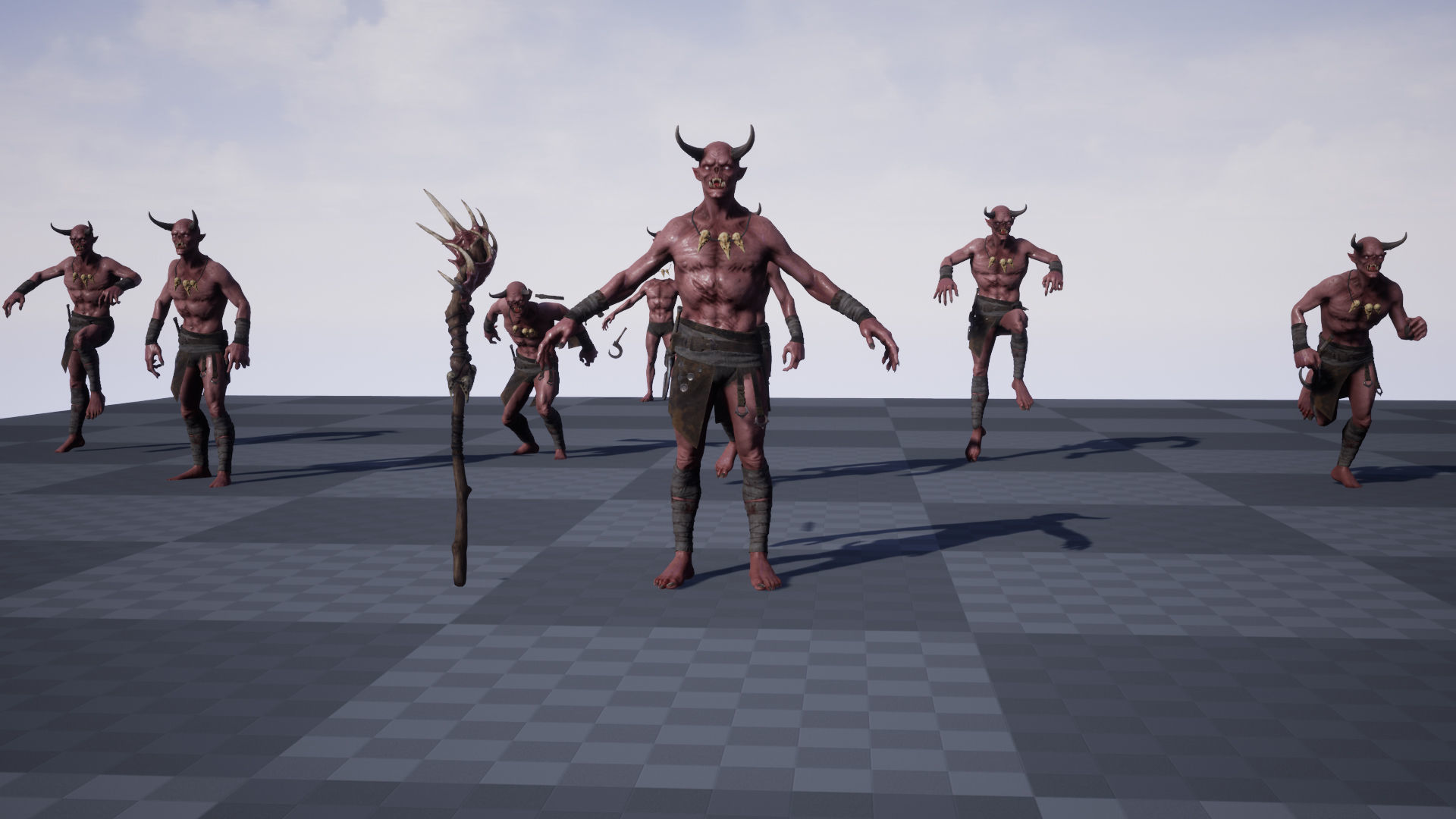 Imp Shaman Low-poly 3D model_18
