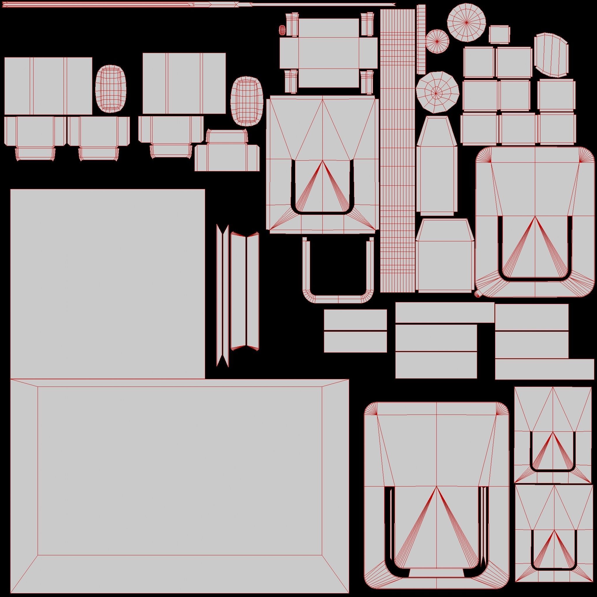 Scalped Microchip 3D model_10