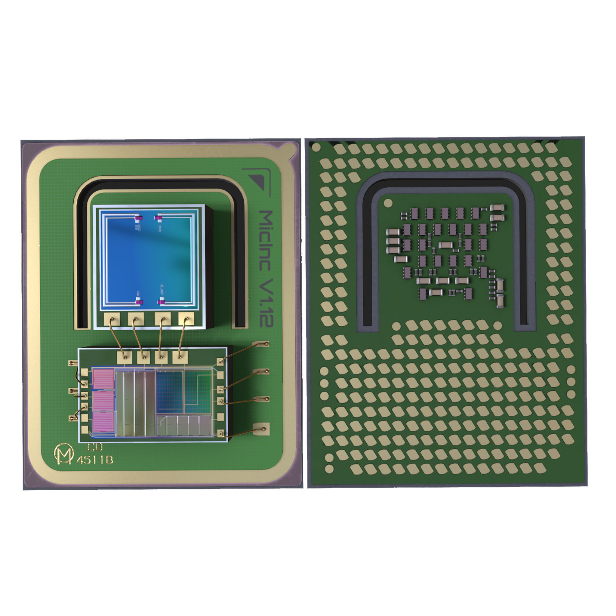 Scalped Microchip 3D model_3