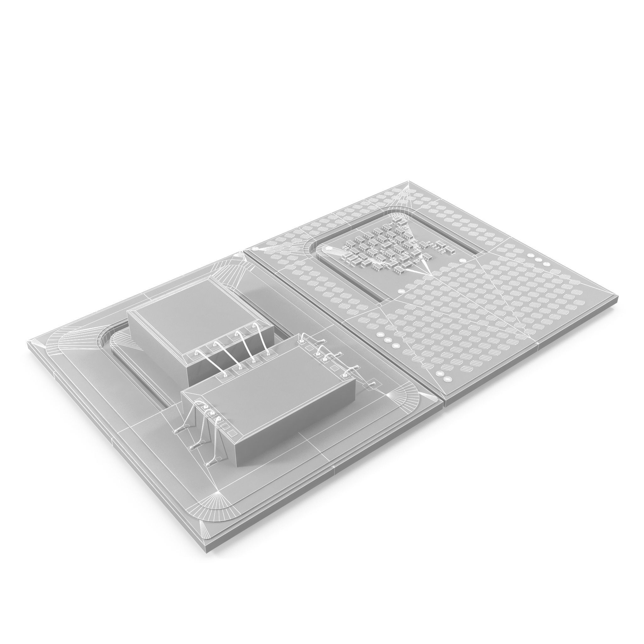 Scalped Microchip 3D model_11