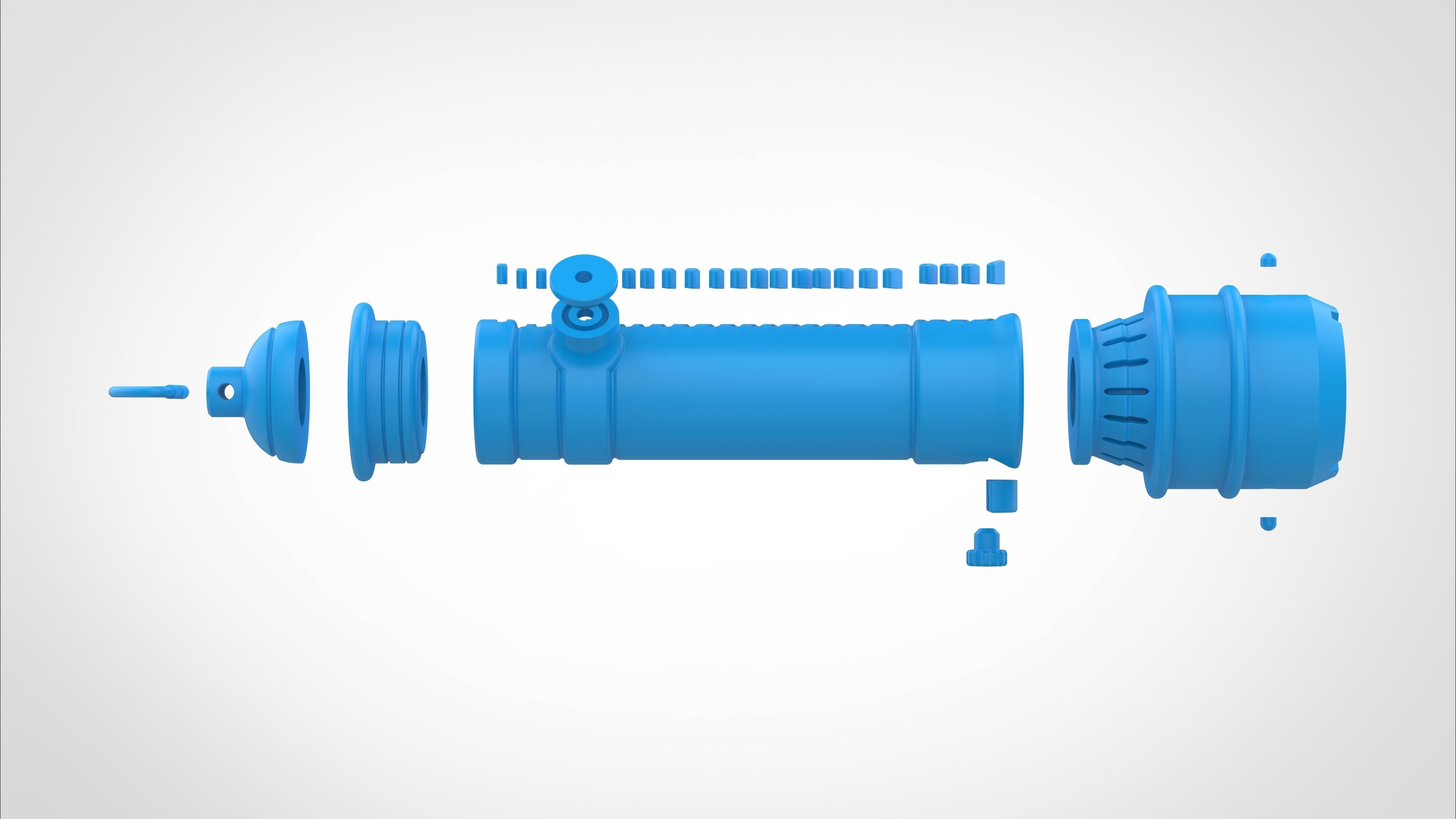 Yecki Lon Lightsaber from the series Acolyte 2024 3D print model_37