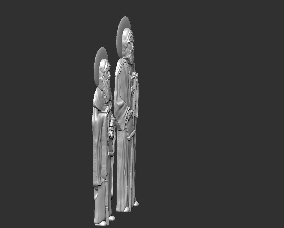 St  Moses the Black and St  Esizoros 3D print model_35
