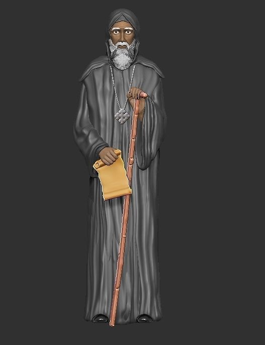 St  Moses the Black and St  Esizoros 3D print model_30