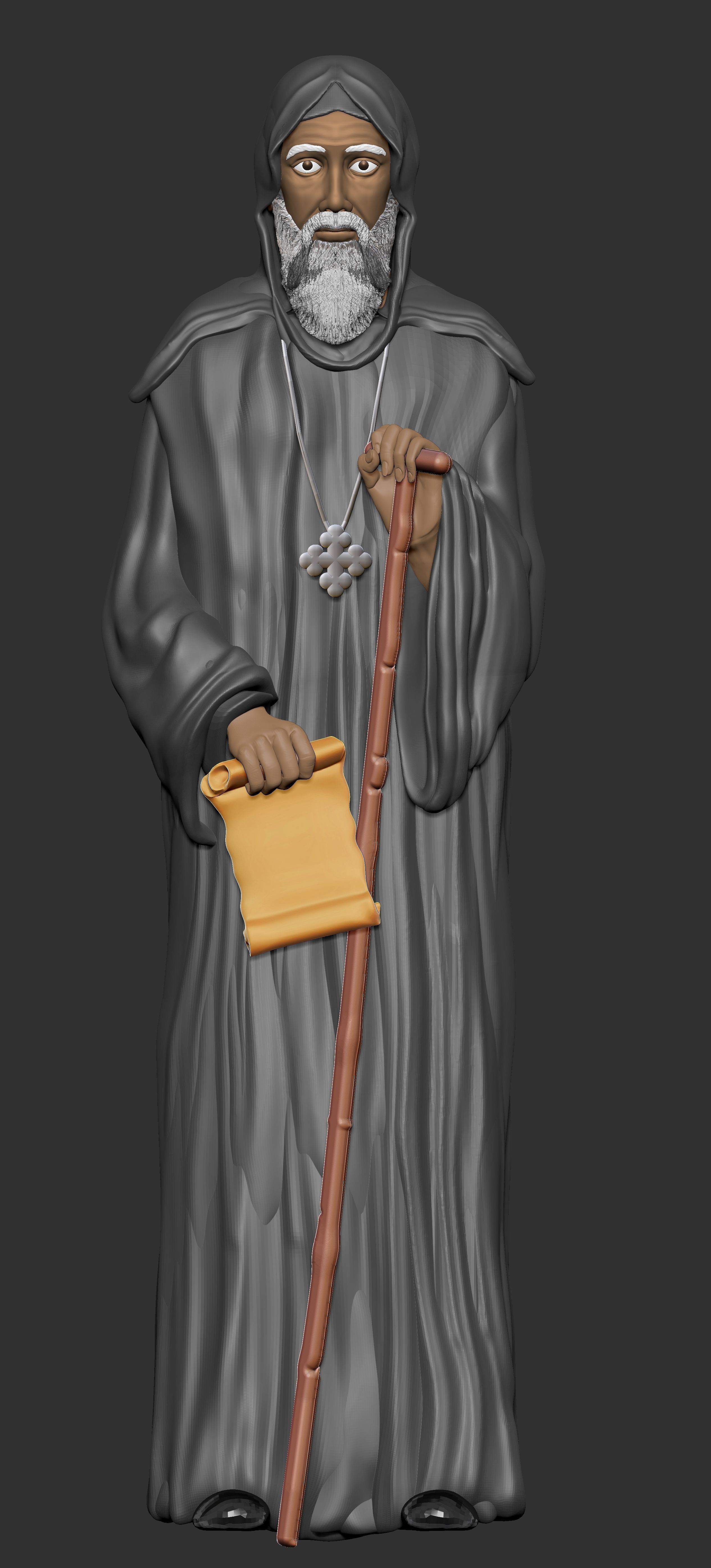 St  Moses the Black and St  Esizoros 3D print model_25
