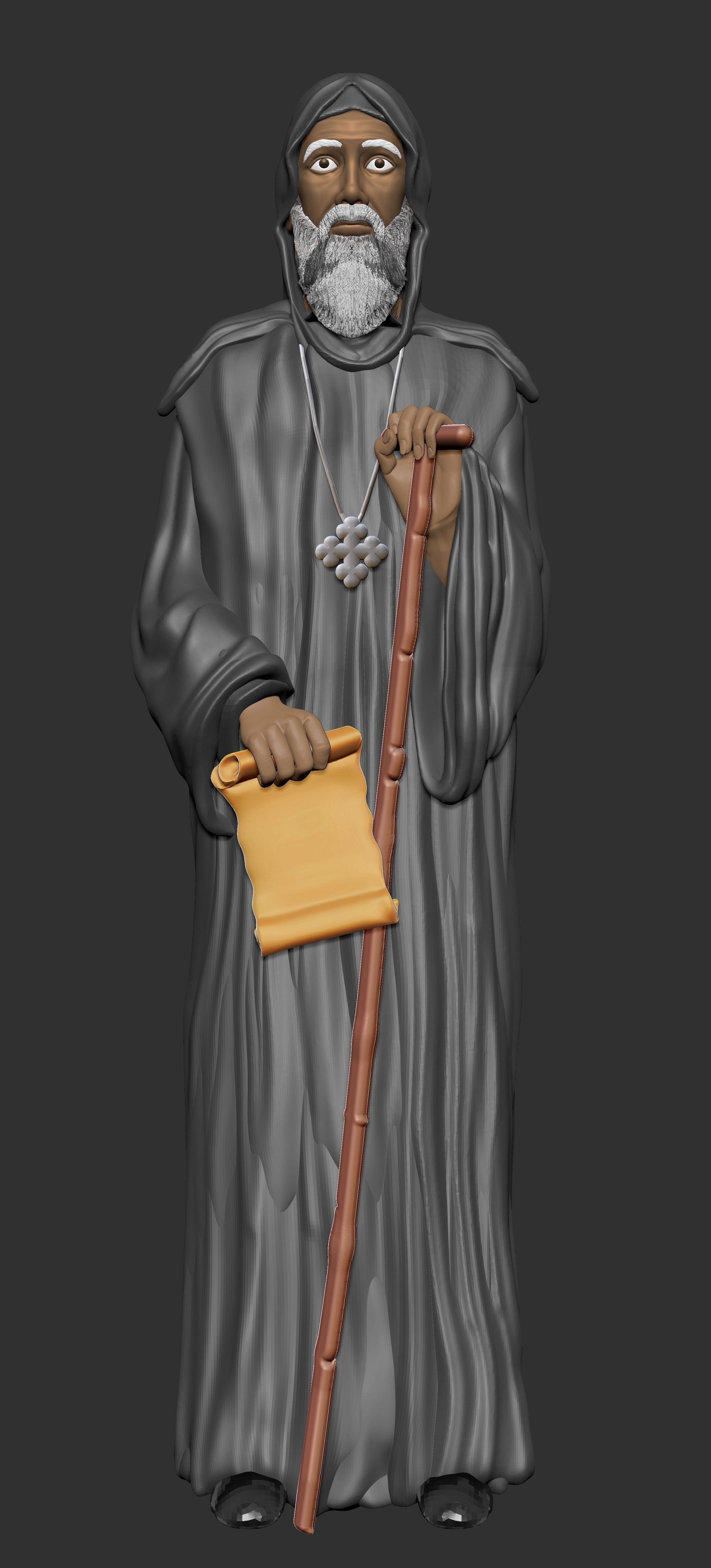 St  Moses the Black and St  Esizoros 3D print model_27