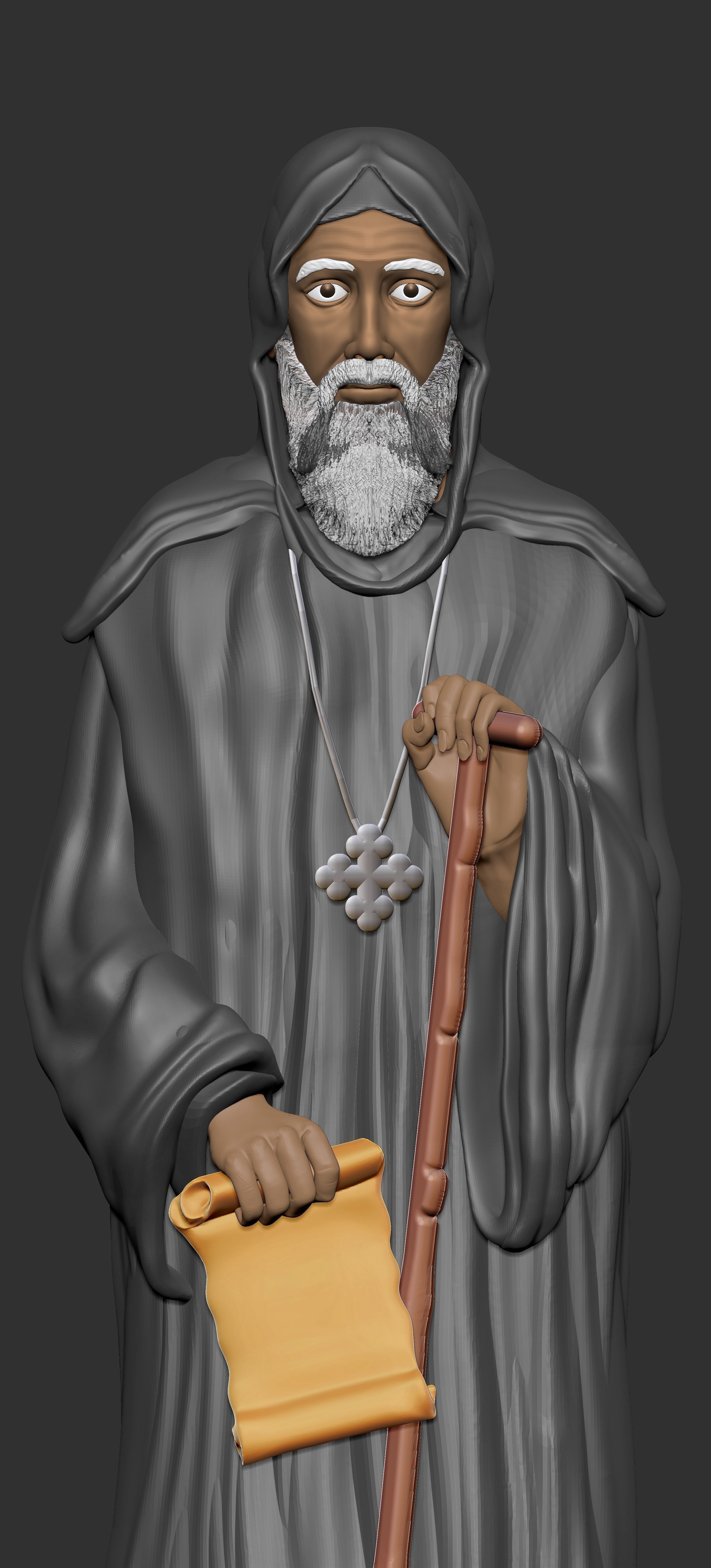 St  Moses the Black and St  Esizoros 3D print model_26