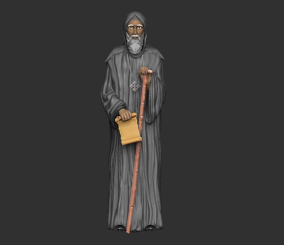 St  Moses the Black and St  Esizoros 3D print model_29