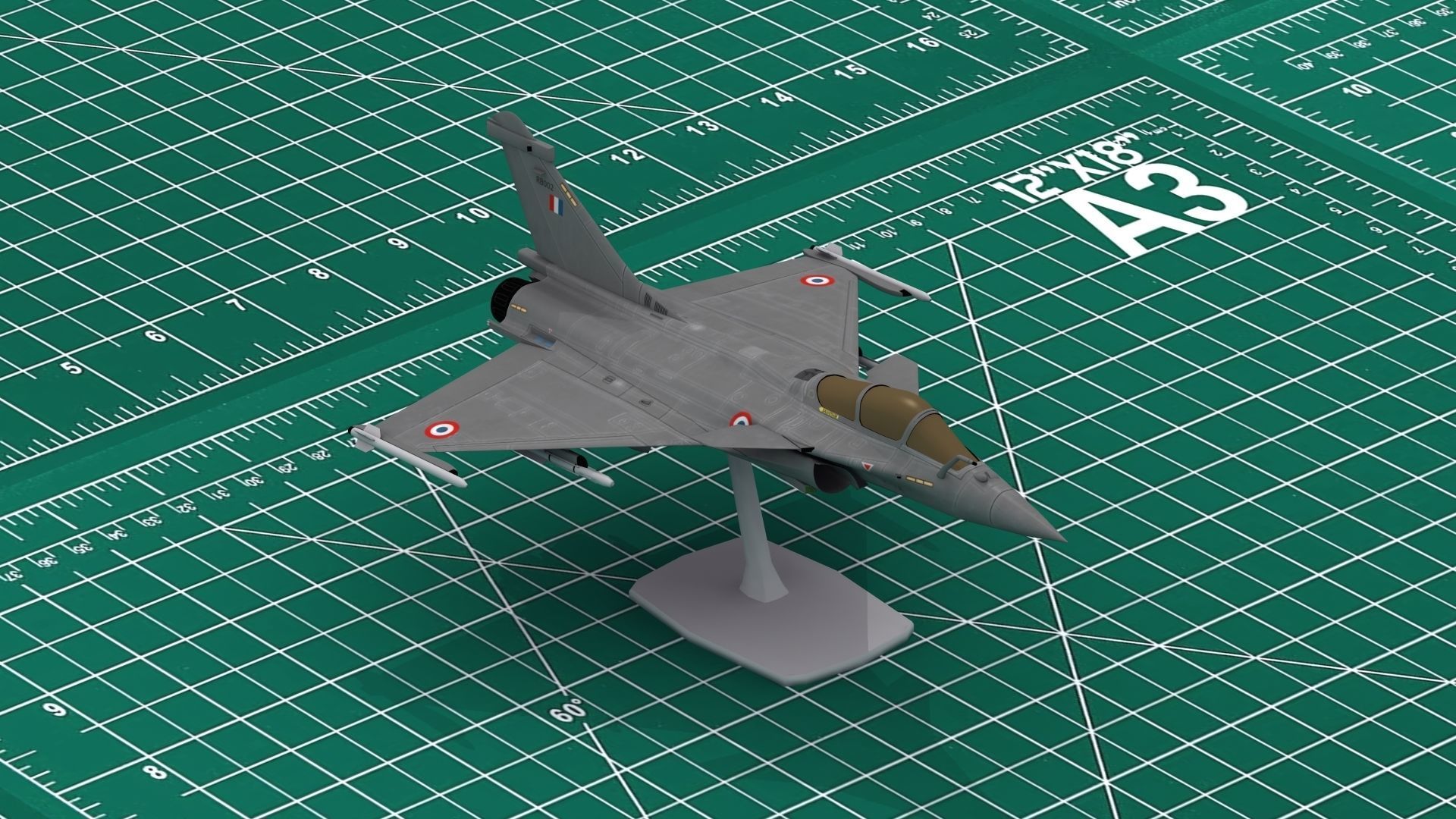 6 NATO Military Aircraft 3D Prints 3D print model_16