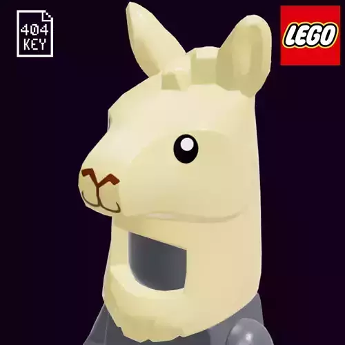 Lego Minifigure Headgear Head Cover Costume Llama