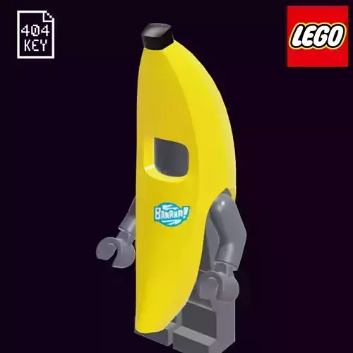 Lego Minifigure Headgear Head Cover Costume Banana