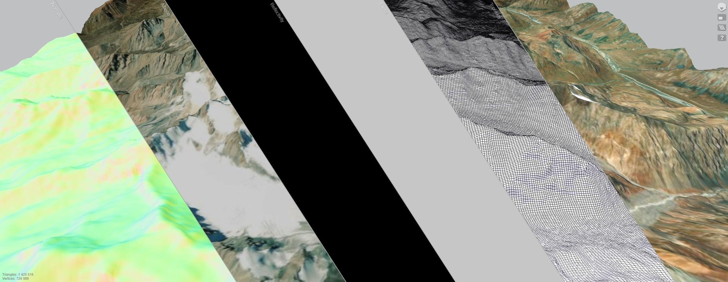 Mountain landscape Cholpon Ata  Kyrgyzstan 3D model_12