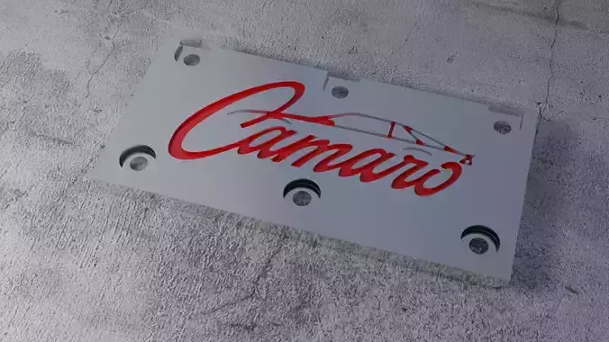 4th gen Camaro Throttle Body Plate Cover 3D print model