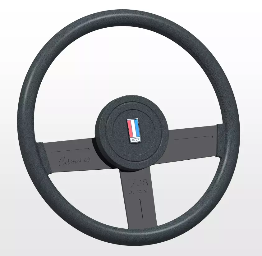 3rd gen camaro wheel design iroc z custom 3D print model_0