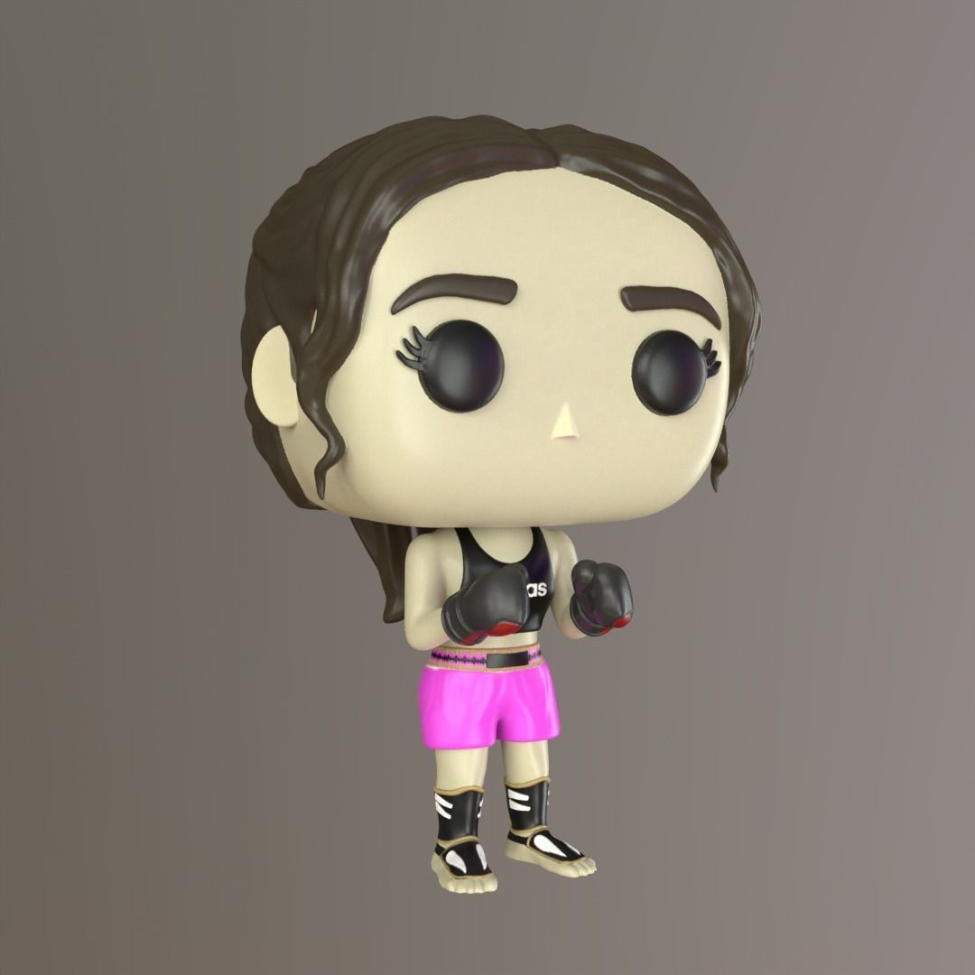 Funko Boxeadora 3D print model_2