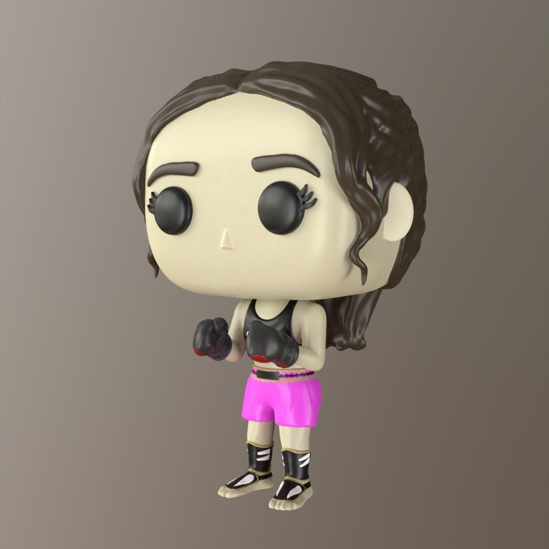 Funko Boxeadora 3D print model_1