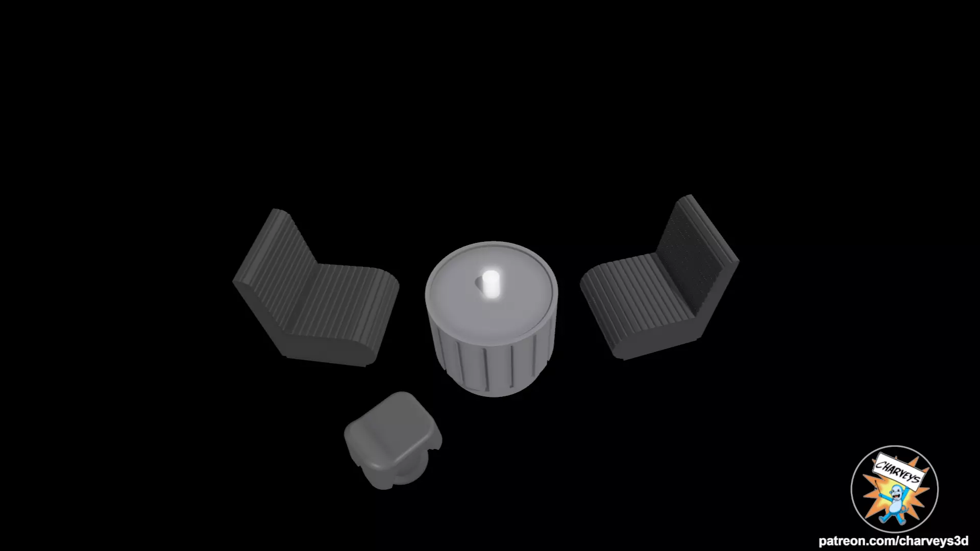 Star Wars Cantina Furniture for action figures 3D print model_0