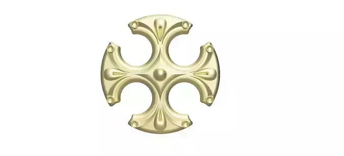 Carved rosette model 