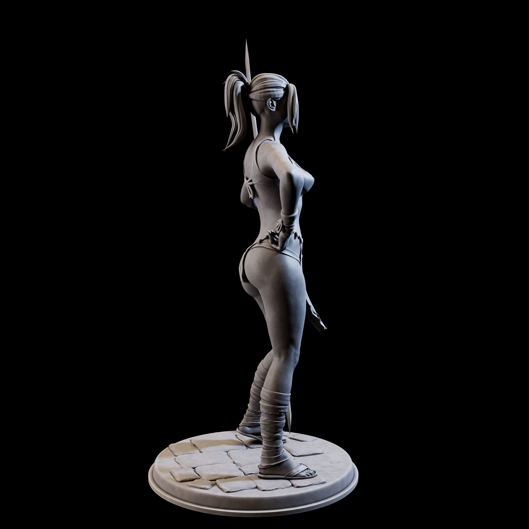 DefenderGirl2 for 3d print 3D print model_14