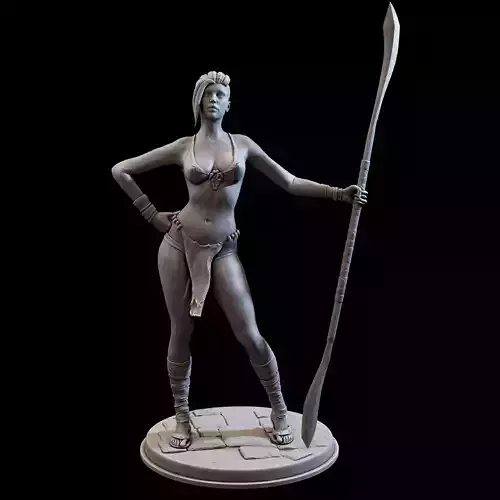 DefenderGirl2 for 3d print 3D print model