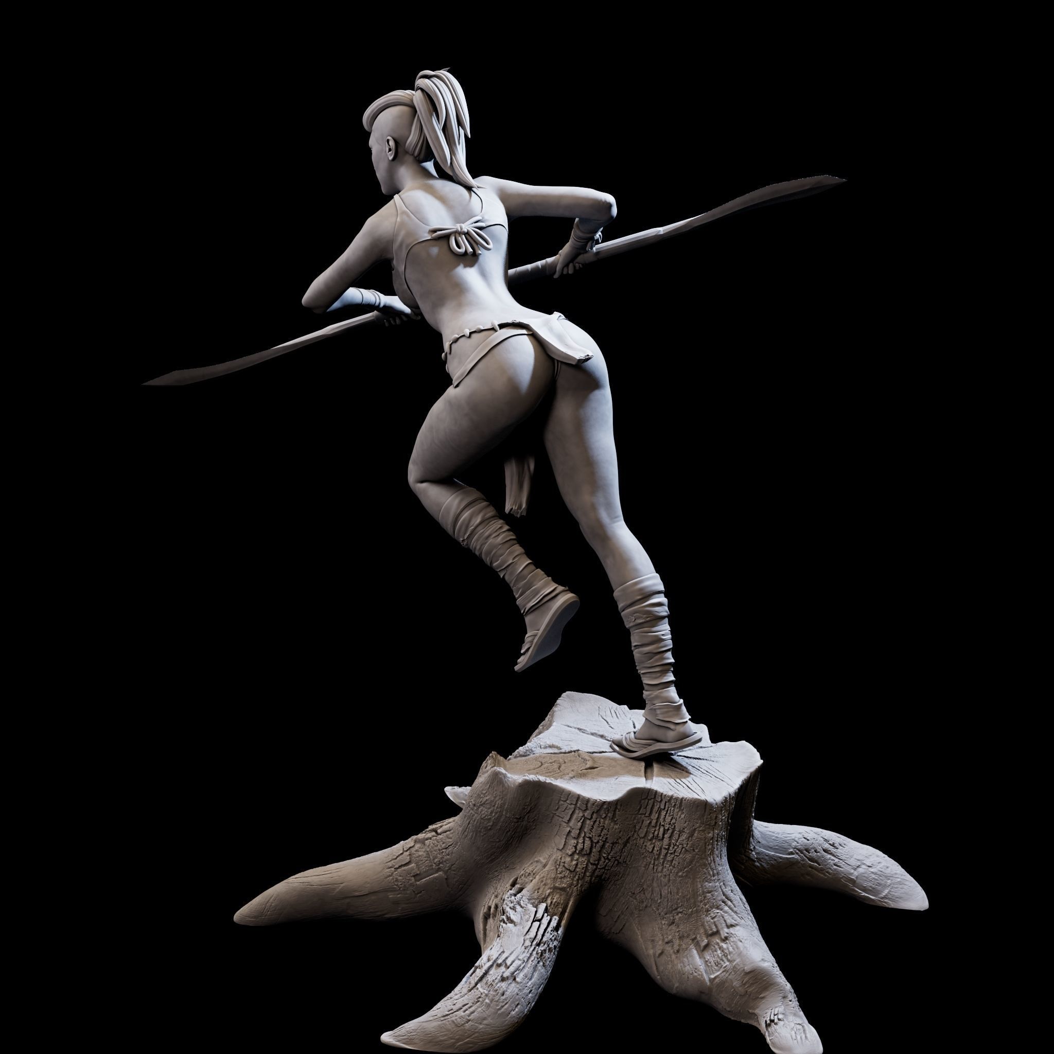 DefenderGirl2 for 3d print 3D print model_5