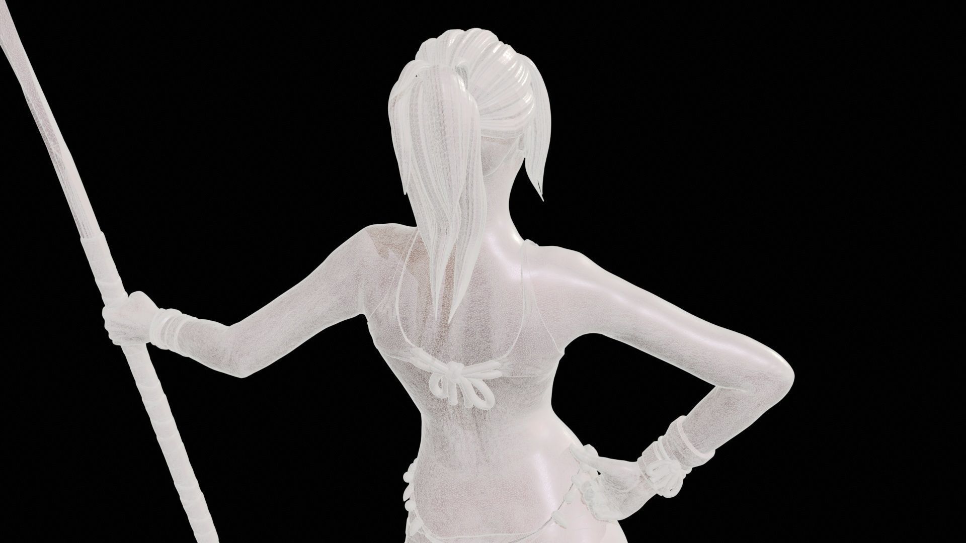DefenderGirl2 for 3d print 3D print model_20