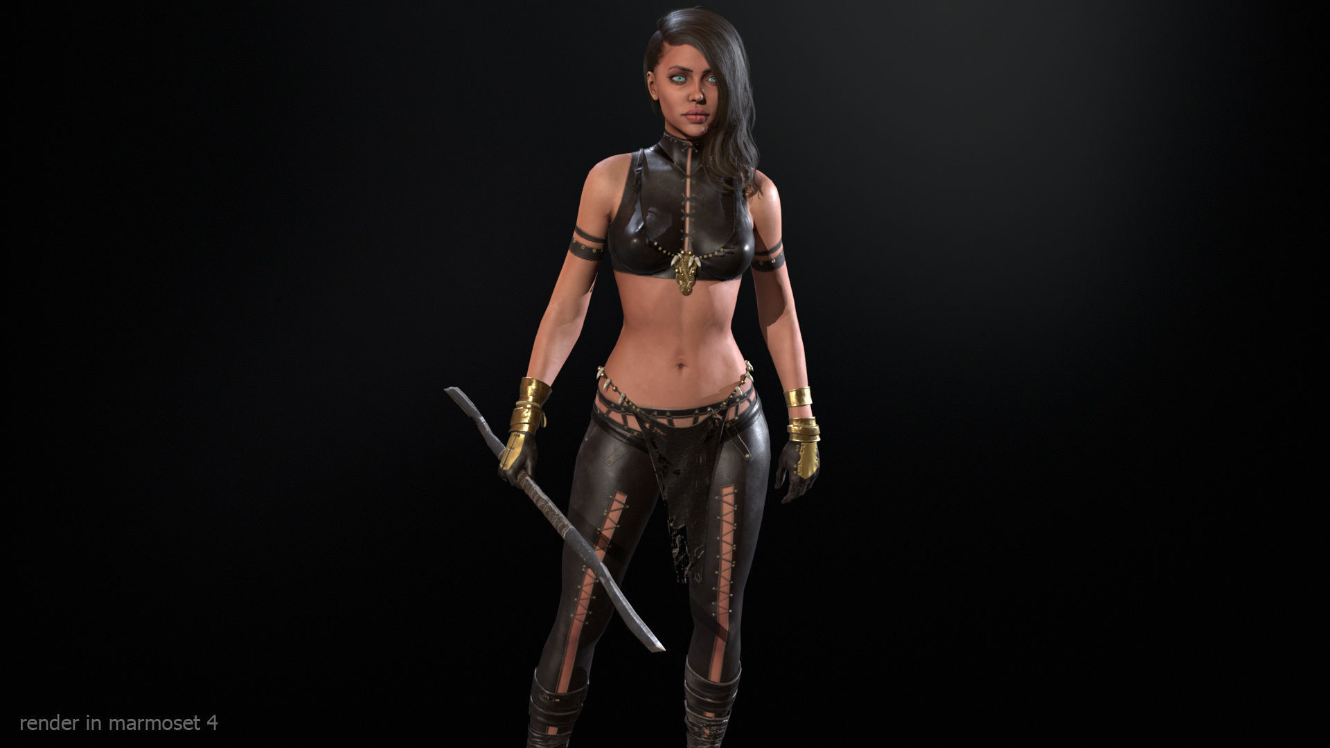 DefenderGirl2 for 3d print 3D print model_17