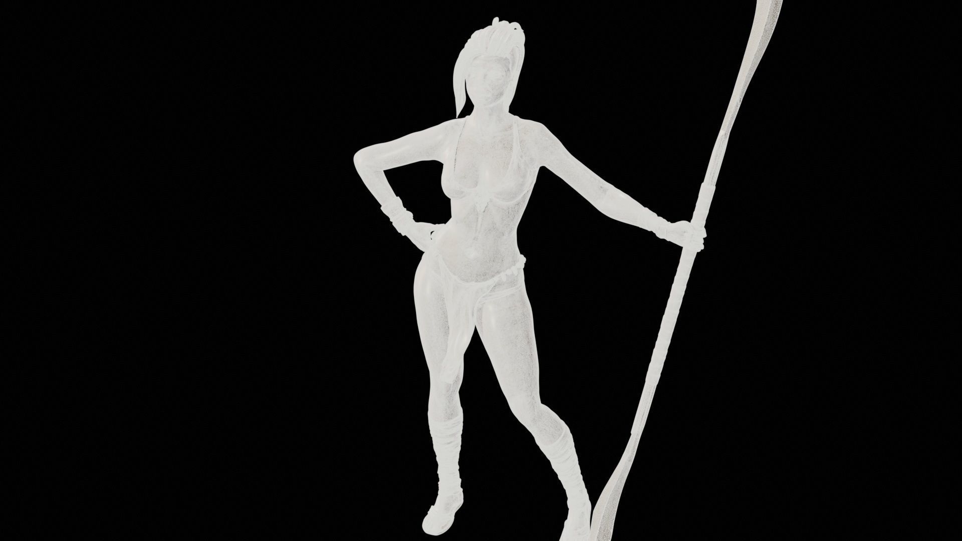 DefenderGirl2 for 3d print 3D print model_19