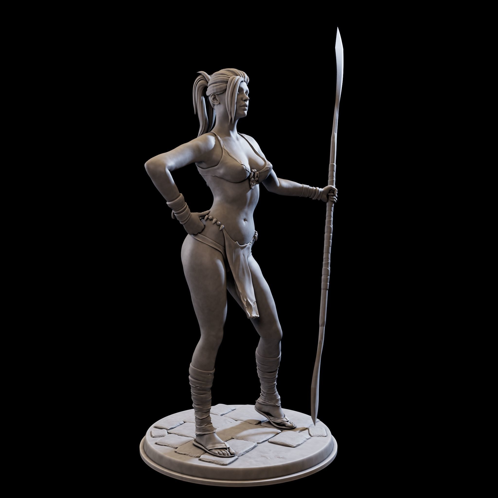 DefenderGirl2 for 3d print 3D print model_16
