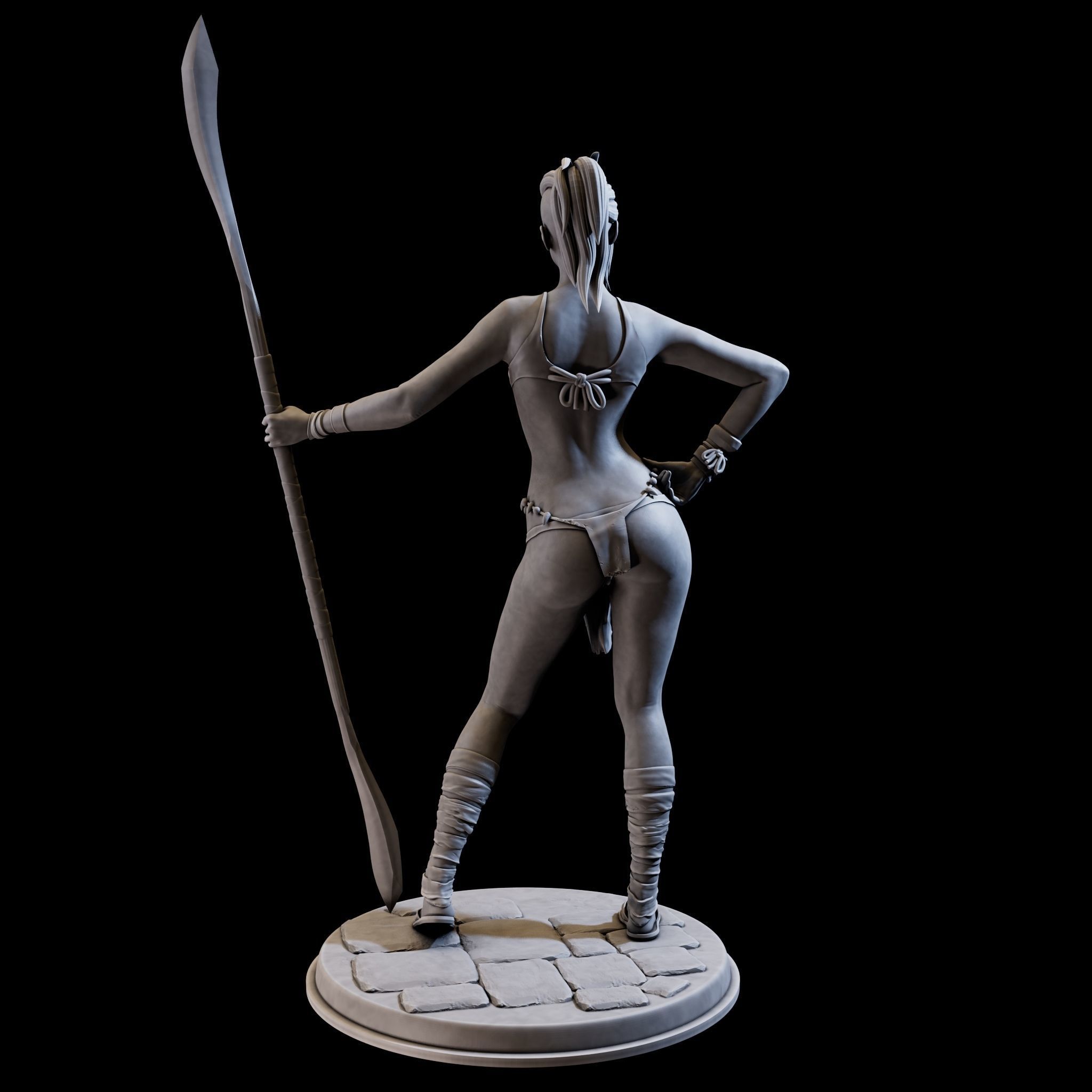 DefenderGirl2 for 3d print 3D print model_10