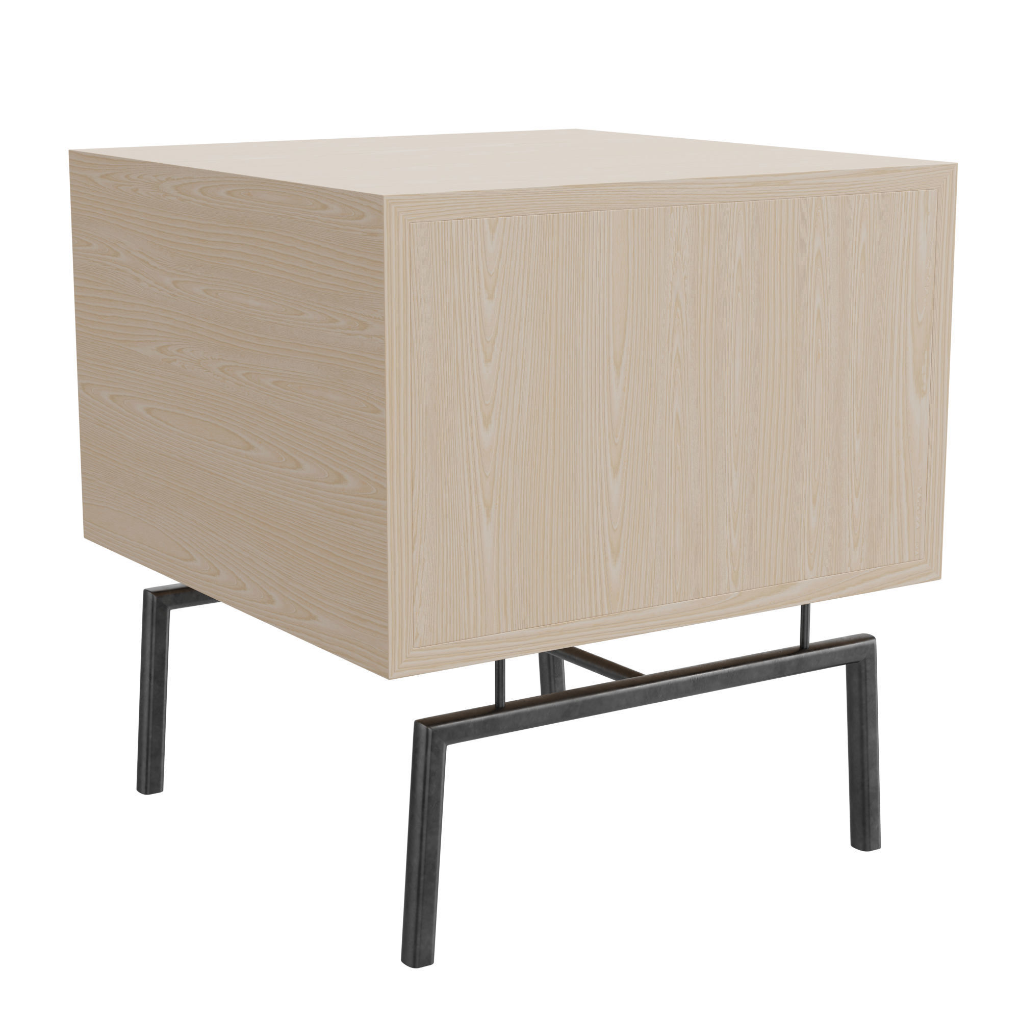 Bedside nightstand 3D model_1