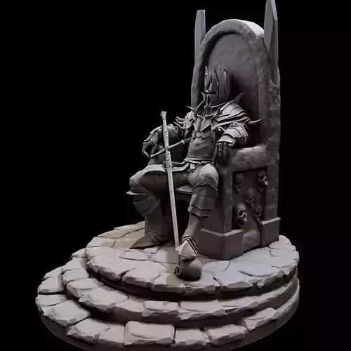 Death Knight for 3d print ready