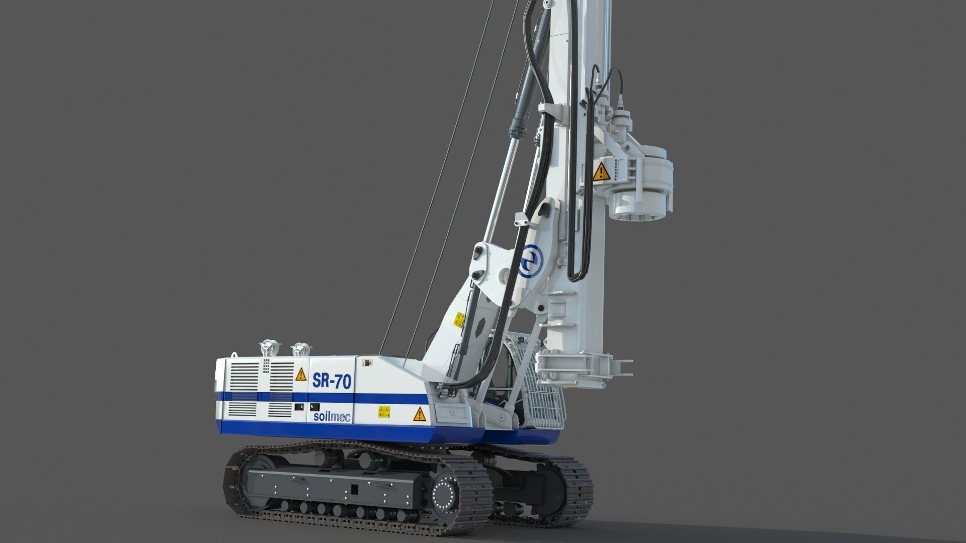 Soilmec SR 70 Drilling Rig 3D model_2