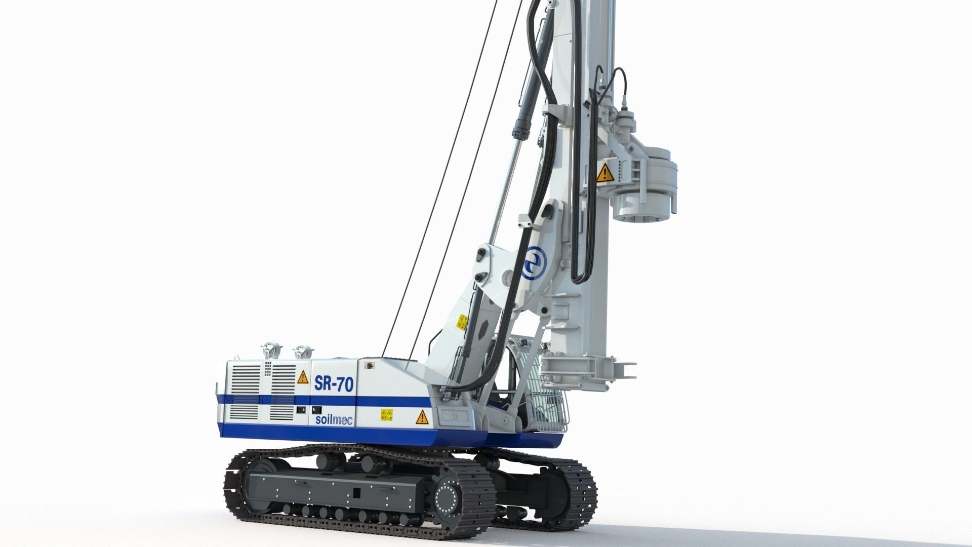 Soilmec SR 70 Drilling Rig 3D model_1