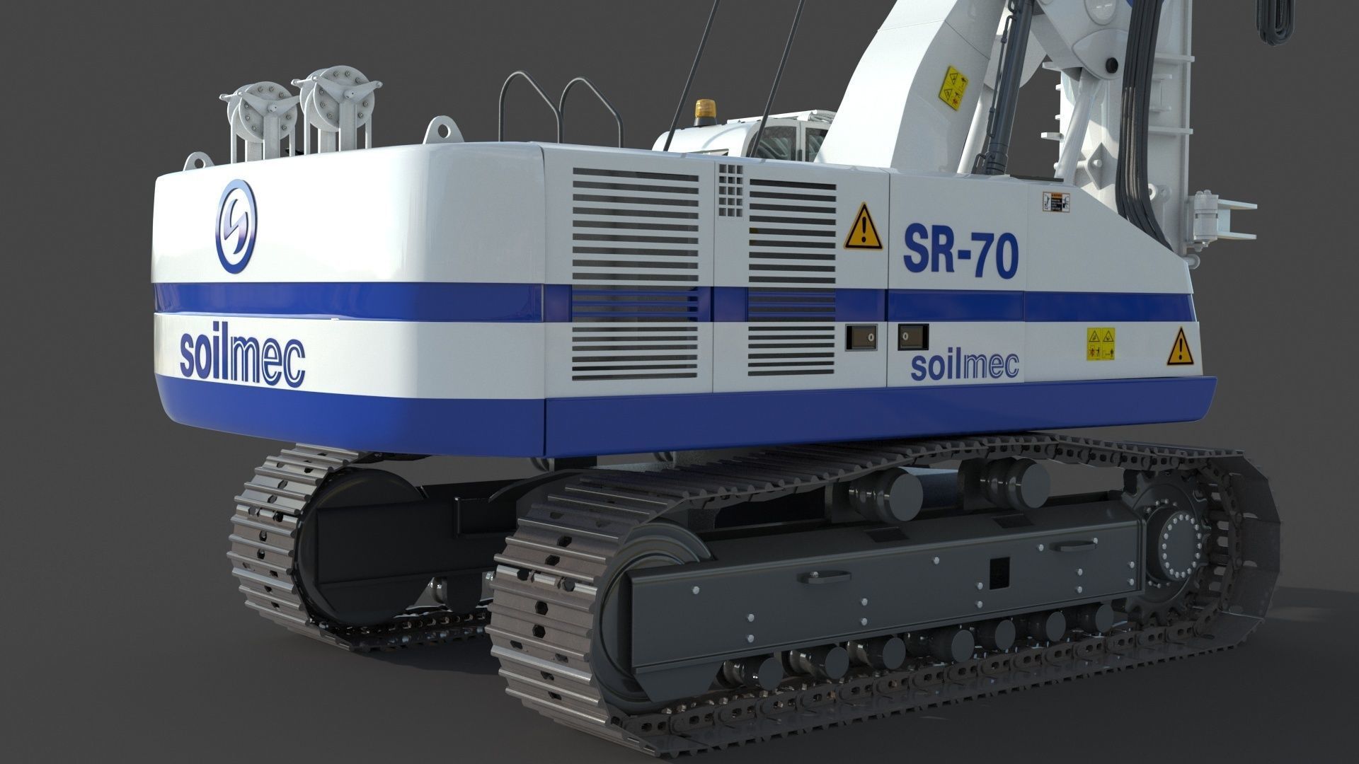 Soilmec SR 70 Drilling Rig 3D model_10