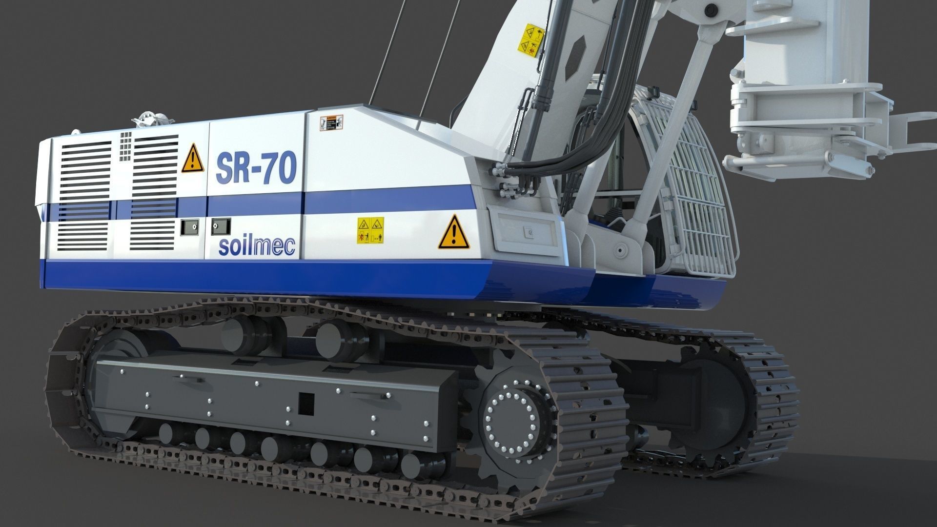 Soilmec SR 70 Drilling Rig 3D model_3