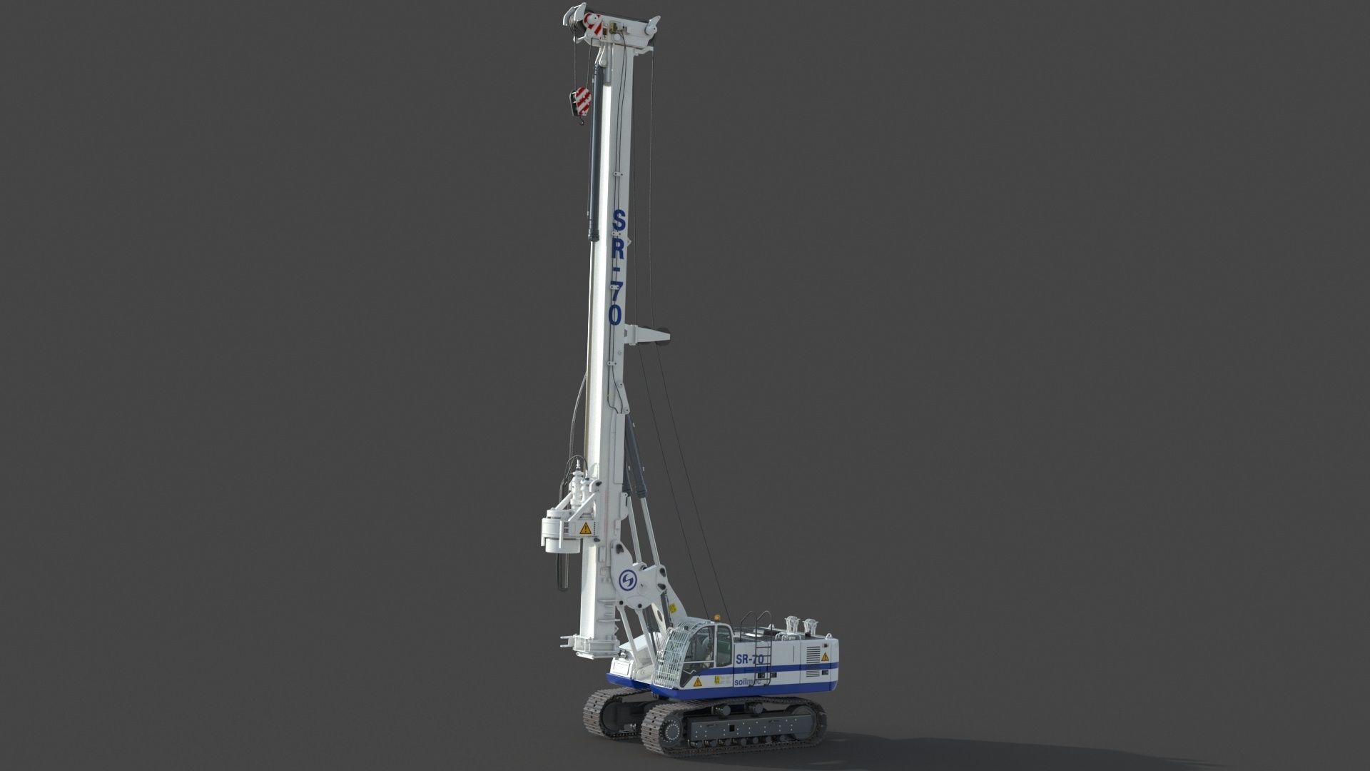 Soilmec SR 70 Drilling Rig 3D model_12