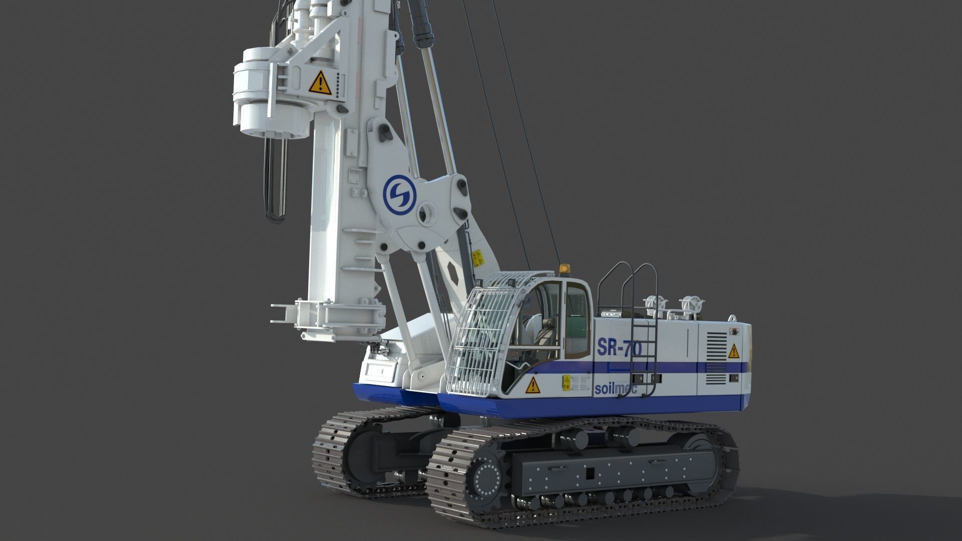 Soilmec SR 70 Drilling Rig 3D model_4