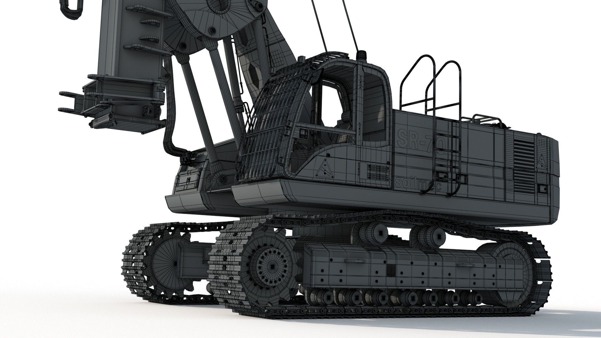 Soilmec SR 70 Drilling Rig 3D model_22