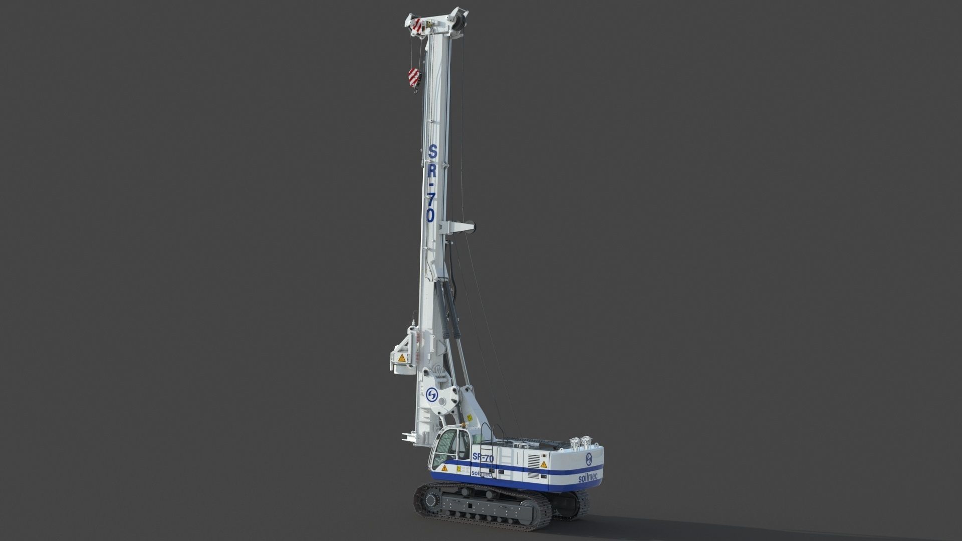 Soilmec SR 70 Drilling Rig 3D model_11