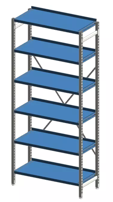 ESTANTERIA DE METAL  3D model_0